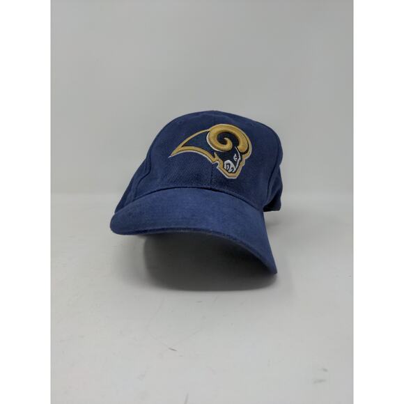 Reebok NFL Long Angeles Rams Strapback Hat OSFA Blue Embroidered Logo SEE DESC - Picture 2 of 12